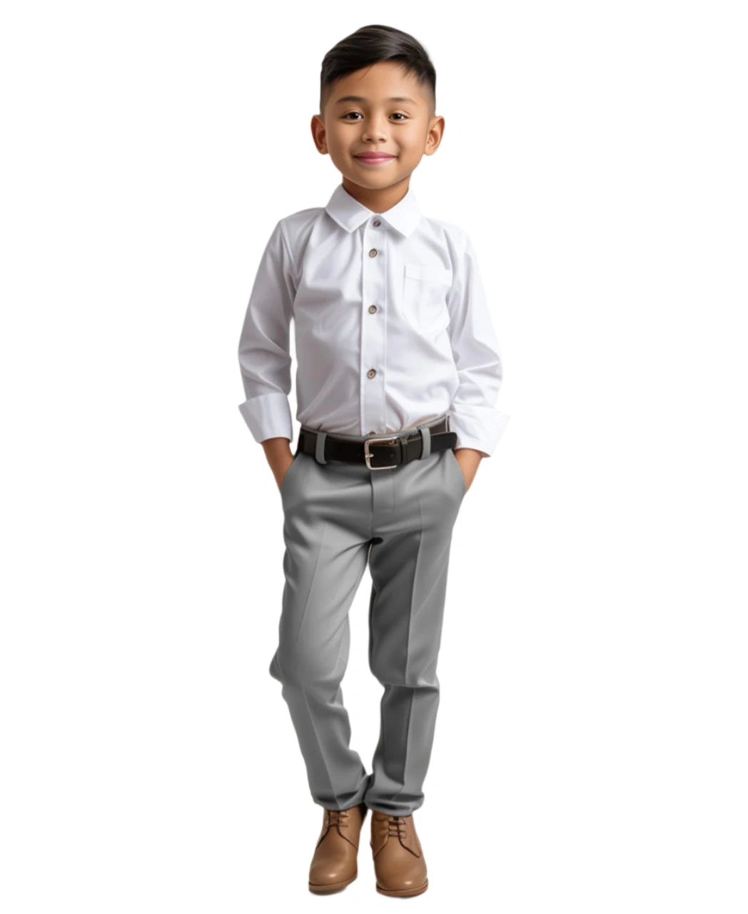 Zegarie: Pantaloni Grigio Chiaro Separati Ragazzo - Eleganza Casual Perfetta.